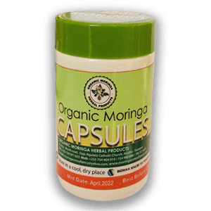 Organic Moringa Capsules 50g